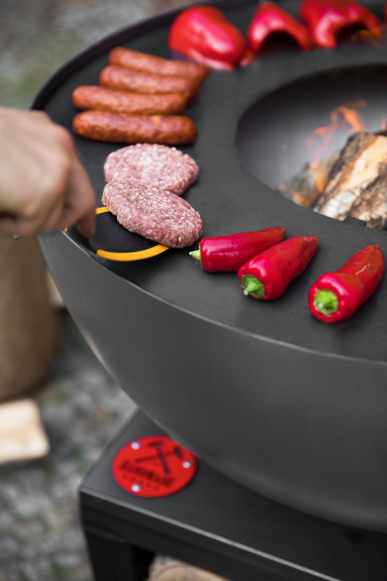 CookKing Premium Grill "SANTOS" – Handgefertigt aus Naturstahl