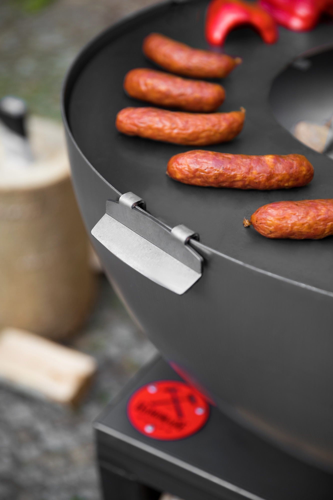 CookKing Premium Grill "SANTOS" – Handgefertigt aus Naturstahl