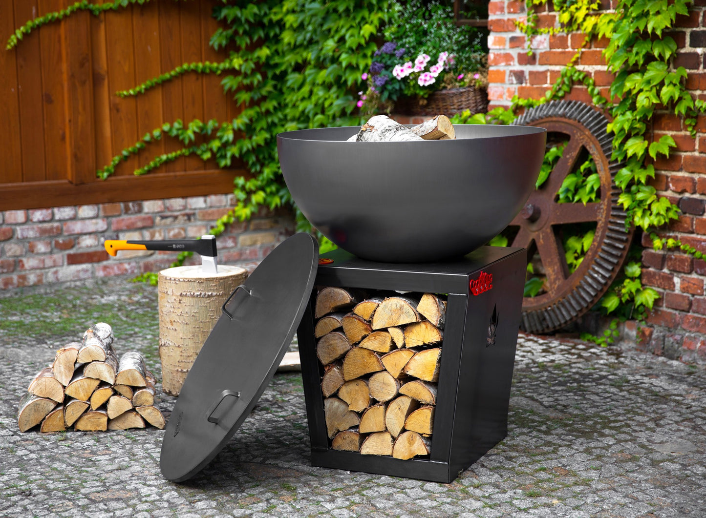CookKing Premium Grill "SANTOS" – Handgefertigt aus Naturstahl