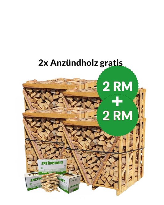 Brennholz 4 RM ( circa 6 srm )- NRW - Vorteilspaket MAI