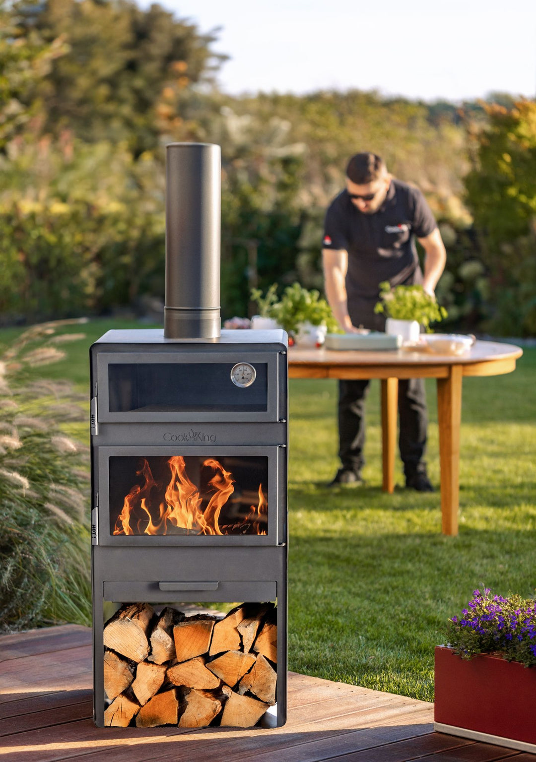 Gartenofen "TOSCANA"  – Grill, Backofen & Pizzaofen in einem