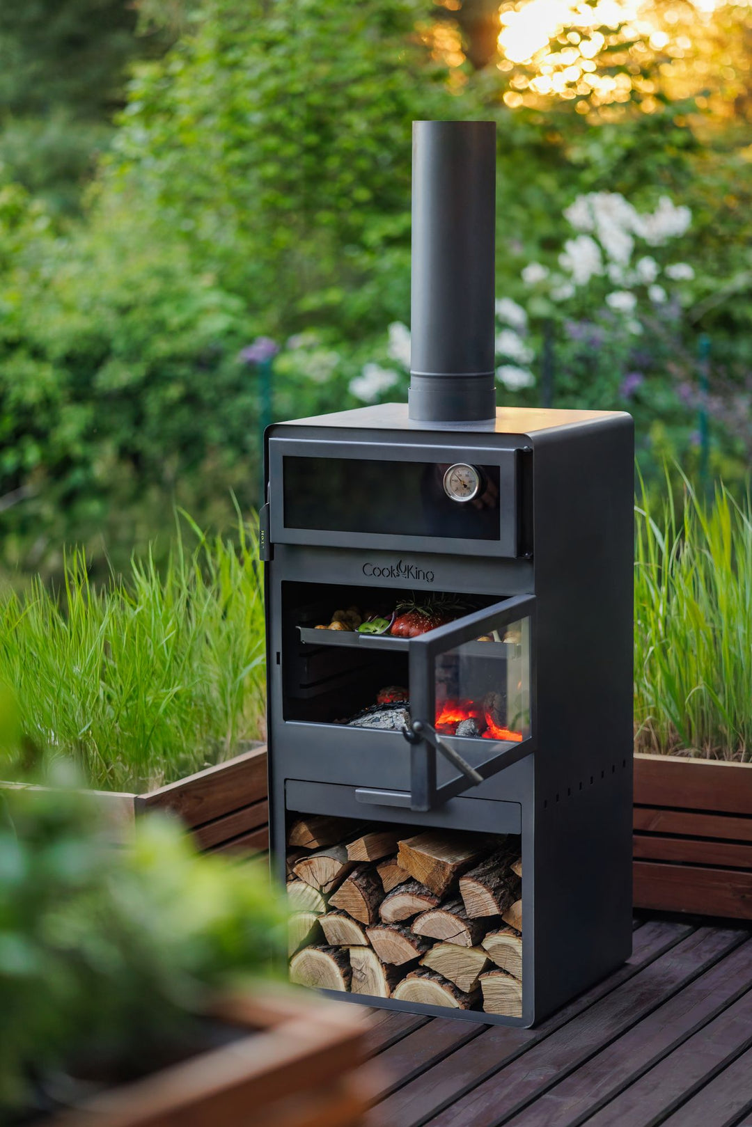 Gartenofen "TOSCANA"  – Grill, Backofen & Pizzaofen in einem