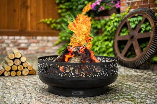 Feuerschale " Berlin" 80 cm - aus massivem Naturstahl