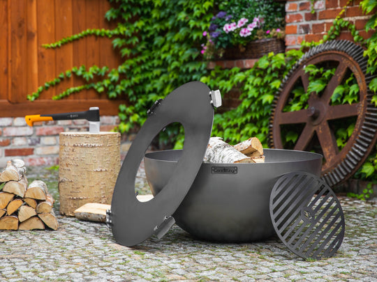 Tiefe Feuerschale Premium " DALLAS " -85 cm