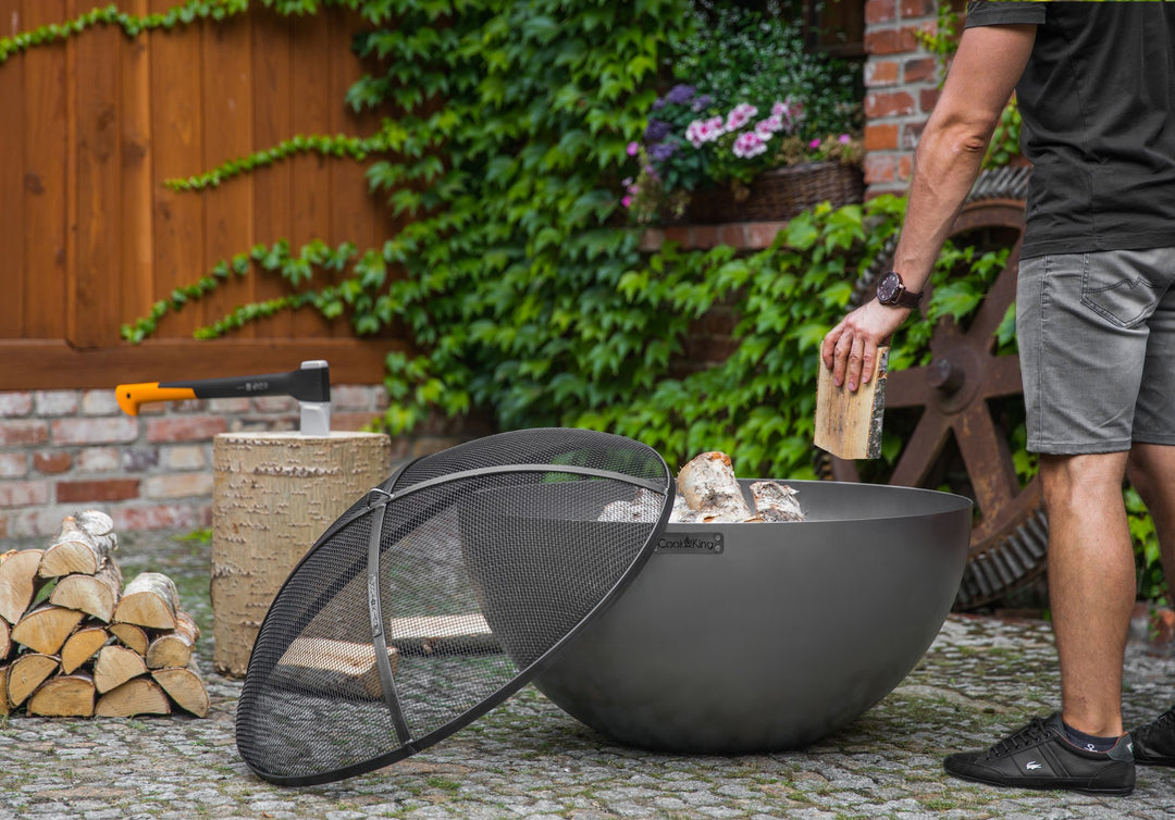 Tiefe Feuerschale Premium " DALLAS " -85 cm