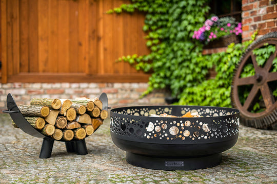 Feuerschale " Berlin" 80 cm - aus massivem Naturstahl