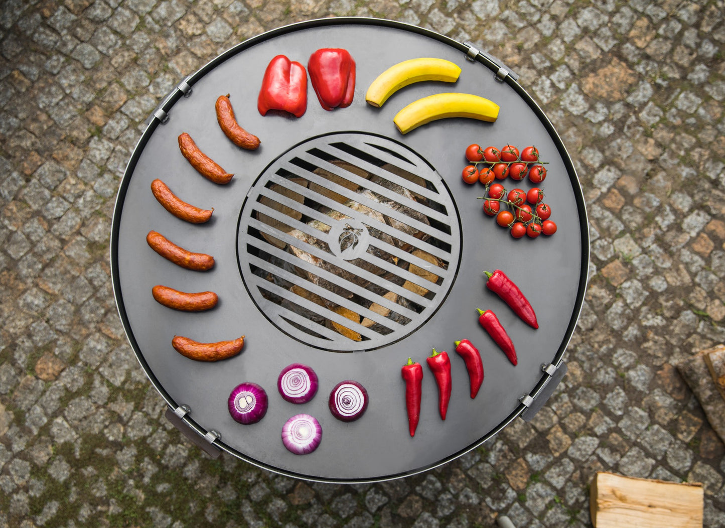 CookKing Premium Grill "SANTOS" – Handgefertigt aus Naturstahl