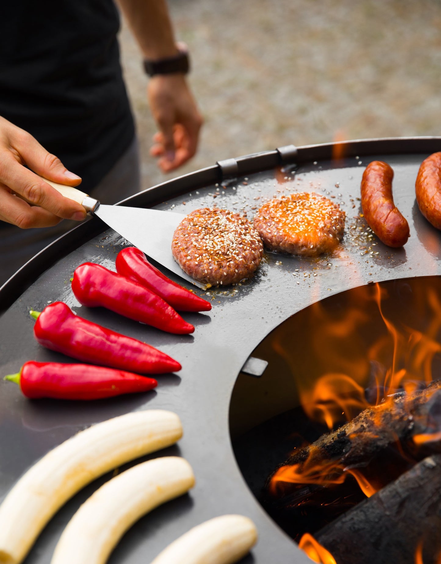 CookKing Premium Grill "SANTOS" – Handgefertigt aus Naturstahl