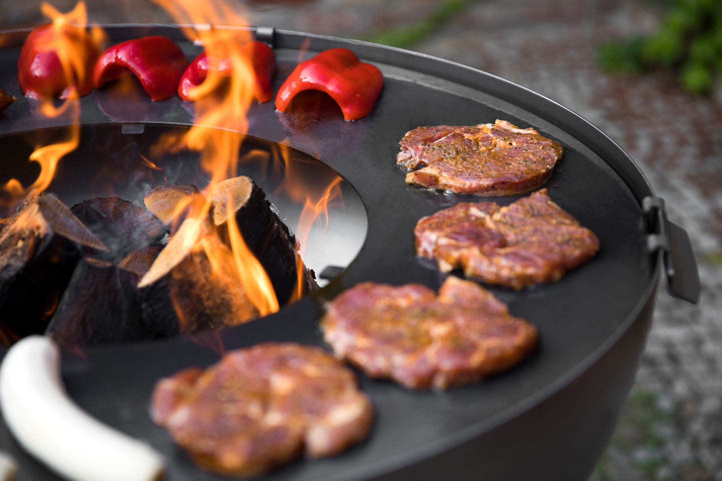 CookKing Premium Grill "SANTOS" – Handgefertigt aus Naturstahl