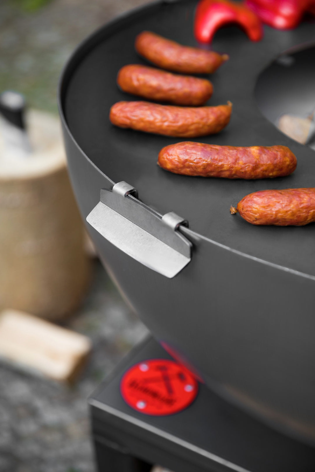 CookKing Premium Grill "SANTOS" – Handgefertigt aus Naturstahl