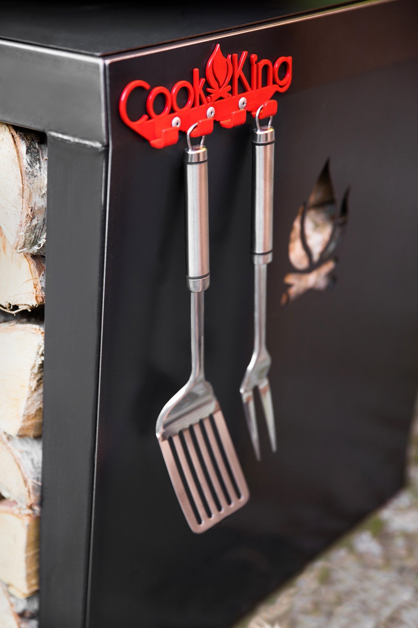 CookKing Premium Grill "SANTOS" – Handgefertigt aus Naturstahl