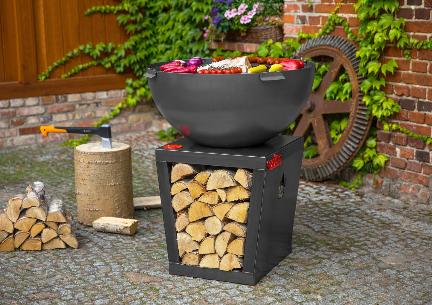 CookKing Premium Grill "SANTOS" – Handgefertigt aus Naturstahl