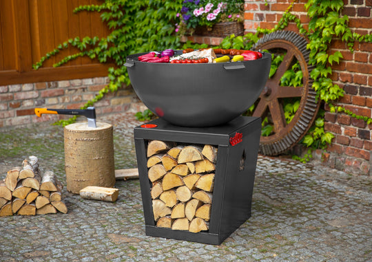 CookKing Premium Grill "SANTOS" – Handgefertigt aus Naturstahl