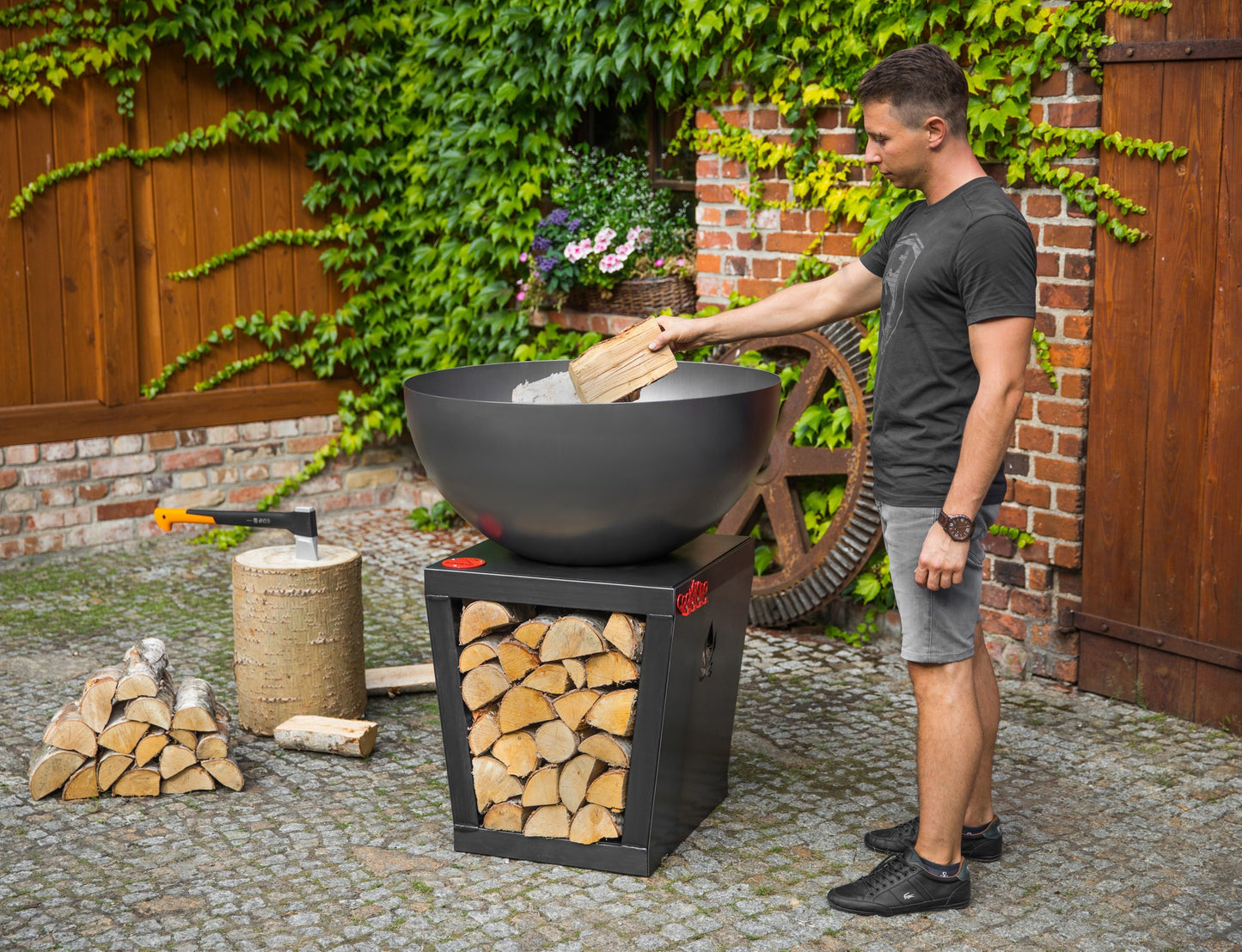 CookKing Premium Grill "SANTOS" – Handgefertigt aus Naturstahl