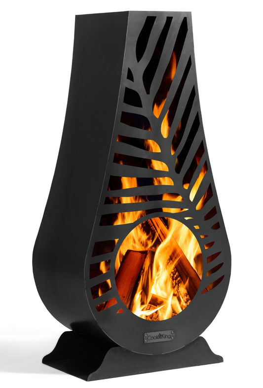 Gartenkamin aus Naturstahl – 108 cm , Handgefertigt , Gartenkamin NRW