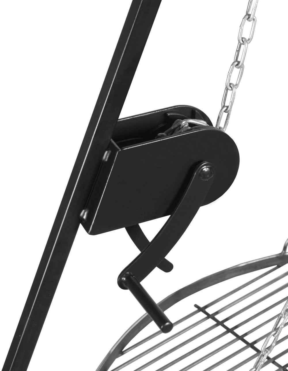 Schwenkgrill 180 cm – mit oder ohne Kurbel (Grillrost 60 / 70 / 80 cm)